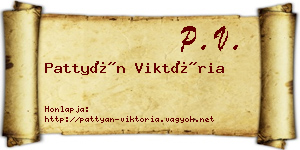 Pattyán Viktória névjegykártya